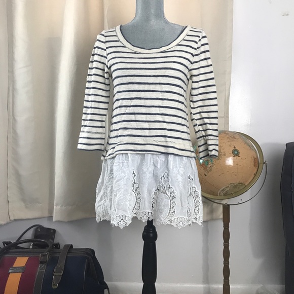 Anthropologie Tops - Anthropologie Sunday in Brooklyn striped tunic S